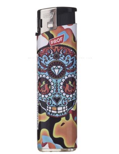 Elektronisches Feuerzeug Mexican Skull