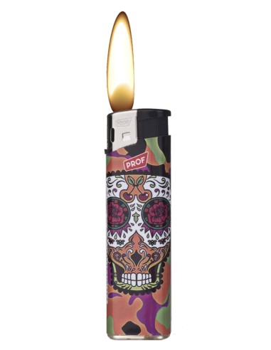 Elektronisches Feuerzeug Mexican Skull Candles