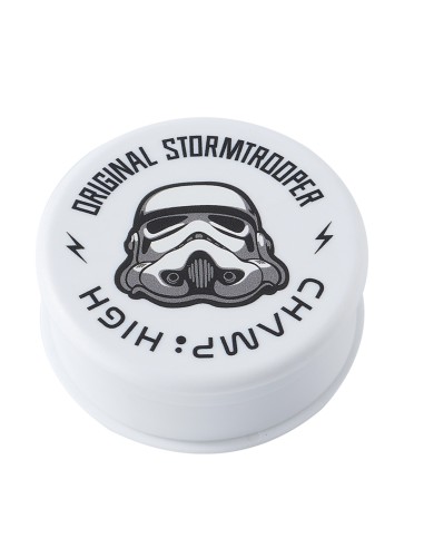 Grinder Plastique Casque Storm Trooper Blanc 3 parties 60mm