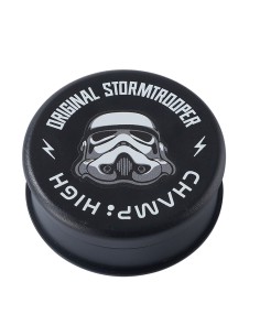 Grinder Kunststoff Helm Storm Trooper Schwarz 3-teilig 60mm