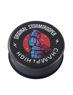 Grinder Plastique Storm Trooper Noir 3 parties 60mm