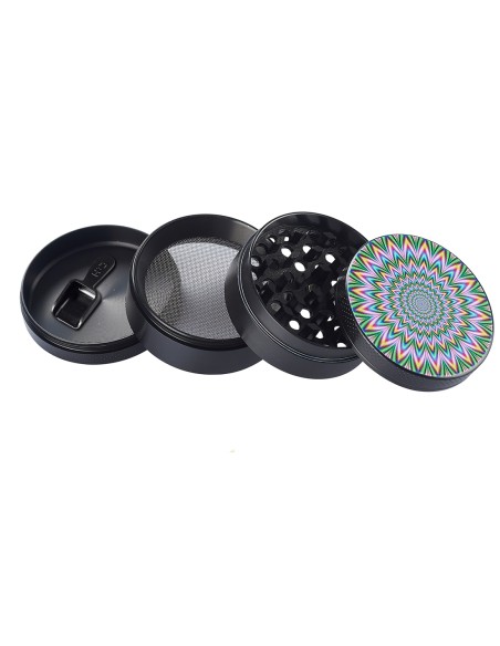 Grinder 4-teilig CH Psychedelic Optic 50mm