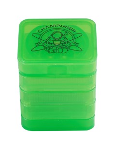Grinder Plastique Carré Vert 4 parties 40mm