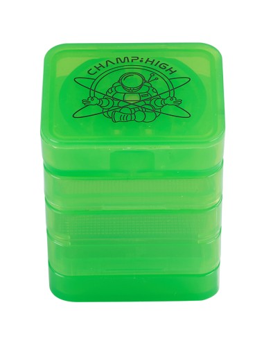 Grinder Plastique Carré Vert 4 parties 40mm