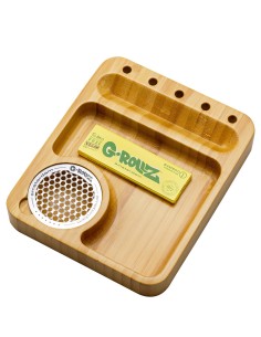 Plateau + Grinder G Rollz Move Bambou 15x12.4cm