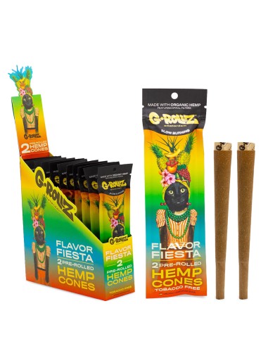 G-Rollz Blunts Flavor Fiesta Pré-Roulés (2pces) G-Rollz Blunts Flavor Fiesta Pré-Roulés (2pces)