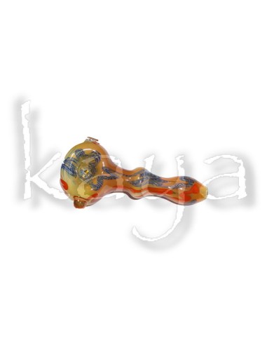 Pipe en Verre Molino Jaune-Orange