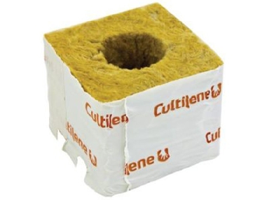 Cube laine de roche Cutilene 7,5 x 7,5 x 6.5 trou 40/35