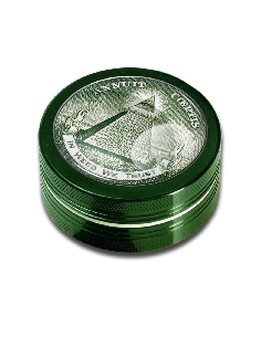 Grinder Black Leaf  In Weed we Trust 50 mm 2 partie