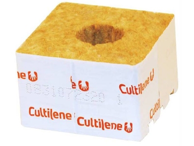 Cube laine de roche Cutilene 10 x 10 x 6,5 trou 40/35                 