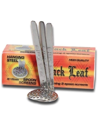 Grilles Spoon Black Leaf 15mm 3pces
