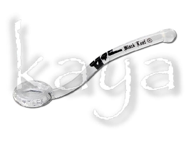 Cuillère en Verre Black Leaf Oil 