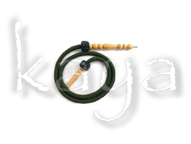 Tuyaux Shisha en Simili Cuir Vert