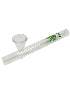 Pipe verre 10 cm Black Leaf