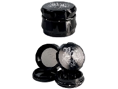 Grinder Black Leaf 4 parties Couronne Noir