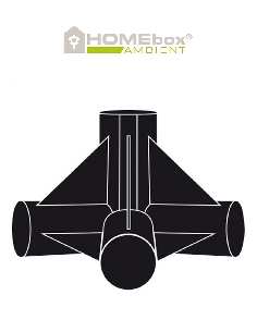 Raccords T pour Homebox Ambient 1pce