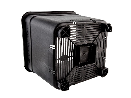 Pot Carré 25L noir 34x34x34-0