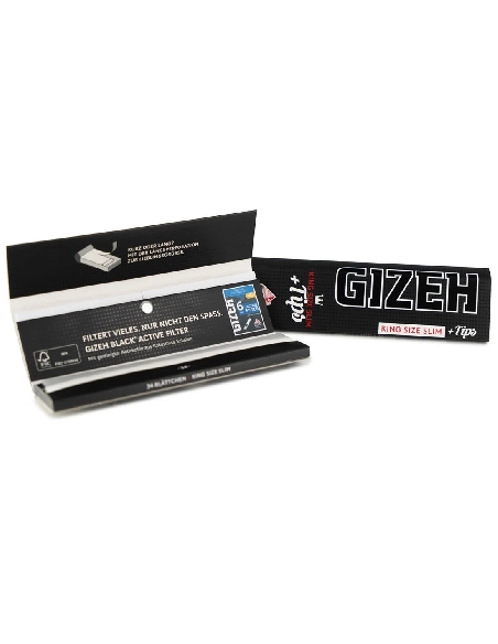 Gizeh Black King Size Slim + Filtres
