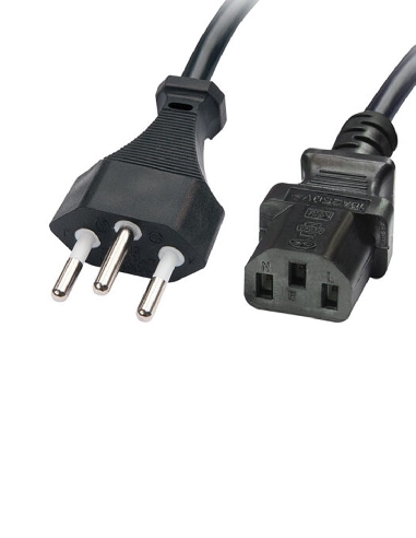 Fiche IEC C13 Femelle - Fiche CH Mâle Câblé 1m