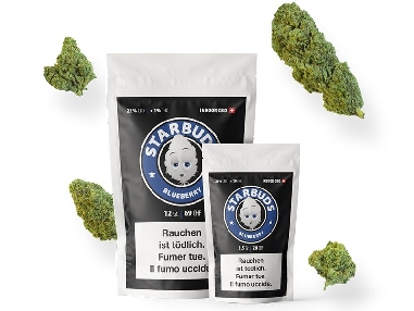 Starbuds Blueberry CBD 22% 12gr (Cannabis Légal)