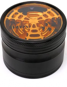 Mill Grinder Fenêtre Noir 4 Parties