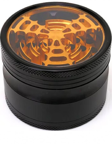 Mill Grinder Fenêtre Noir 4 Parties