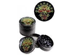Grinder Leaf Skull 4 Parties noir