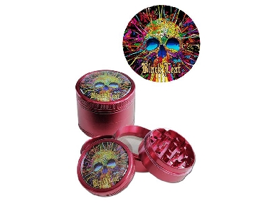 Grinder Cyber Skull 4 Parties Rouge