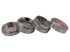 Grinder Grip Métal 4 Parties 40mm Argent
