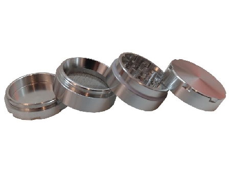 Grinder Grip Métal 4 Parties 40mm Argent