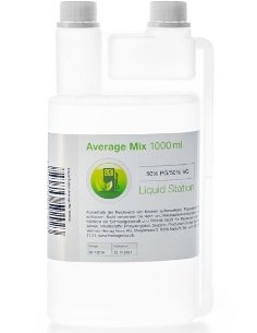 Average Mix 50% PG - 50% VG 1L