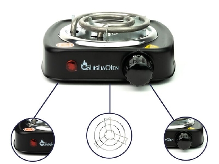 Plaque Charbon Shisha Ofen 500W