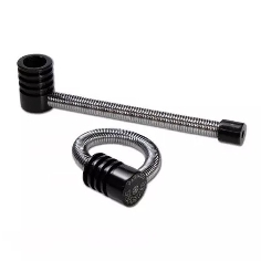 Pipe Métal Twister Spring Noire 13cm