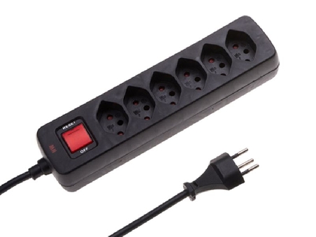 Multiprise 4 x T13 Noir avec Switch