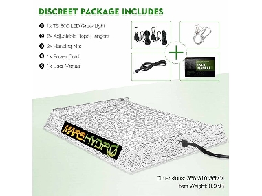 Mars TS-600 LED Full Spectrum Hydroponic LED 