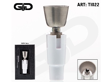 Foyer GG Domeless Titane et Céramique pour Huile 14.4mm