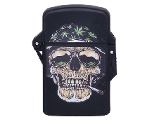 Briquet Torche Skull Bandana Leaf 