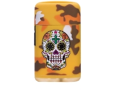 Briquet Torche Skull Leaf Eyes