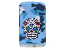 Briquet Torche Mexican Skull Rose