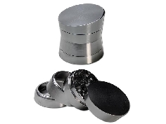 Grinder 4 Parties Métal Diabolo Noir 58mm