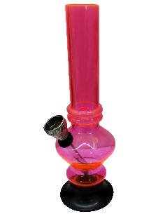 Mini Bong Plastique Rose 17cm
