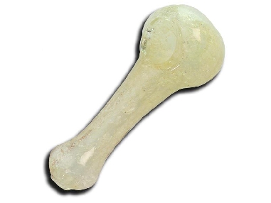 Pipe en Verre Molino Blanche-Jaune 11.5cm