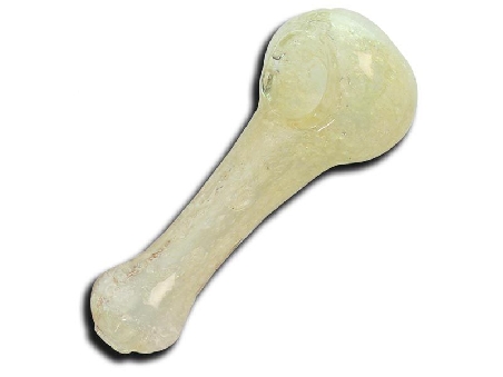 Pipe en Verre Molino Blanche-Jaune 11.5cm