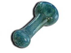 Pipe en Verre Molino Blanche-Jaune 11.5cm