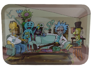 Plateau à Mix Rick & Morty meet The Simpsons