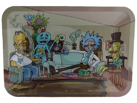 Plateau à Mix Rick & Morty meet The Simpsons