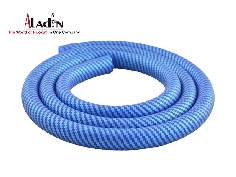 Aladin Tuyau Silicone Carbone Bleu 1.50m