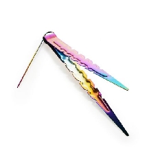 Pince à Charbon Azlan Rainbow Love 22cm