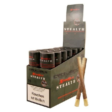 Cyclone Blunt Double X-Tra Slo Stealth + Filtre en Bois