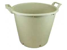 Pot Rond Blanc avec Poignée 30L